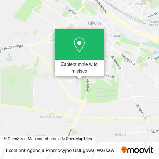 Mapa Excellent Agencja Promocyjno Uslugowa