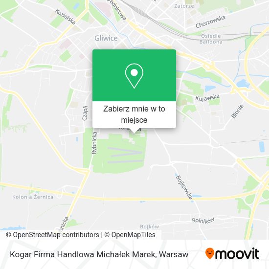 Mapa Kogar Firma Handlowa Michałek Marek