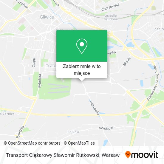 Mapa Transport Ciężarowy Sławomir Rutkowski