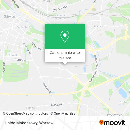 Mapa Hałda Makoszowy