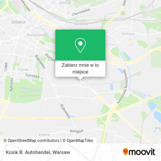 Mapa Kosik B. Autohandel