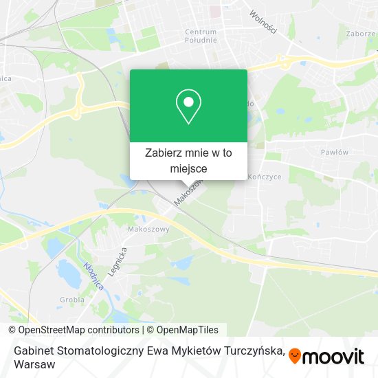 Mapa Gabinet Stomatologiczny Ewa Mykietów Turczyńska