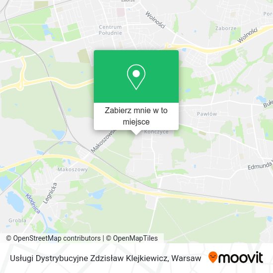 Mapa Usługi Dystrybucyjne Zdzisław Klejkiewicz