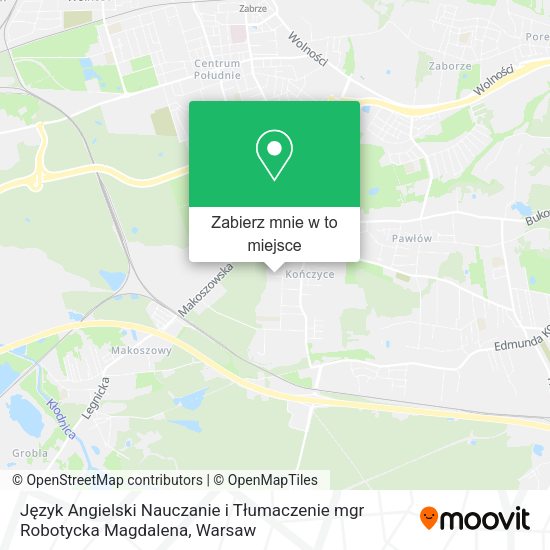 Mapa Język Angielski Nauczanie i Tłumaczenie mgr Robotycka Magdalena