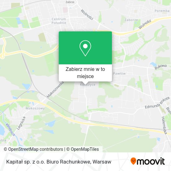 Mapa Kapitał sp. z o.o. Biuro Rachunkowe