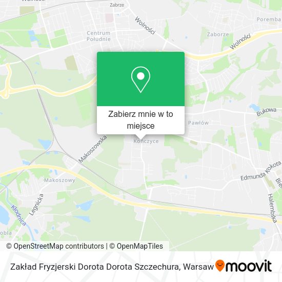 Mapa Zakład Fryzjerski Dorota Dorota Szczechura