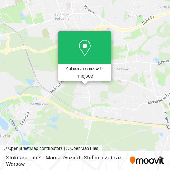 Mapa Stolmark Fuh Sc Marek Ryszard i Stefania Zabrze