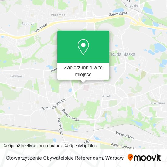 Mapa Stowarzyszenie Obywatelskie Referendum