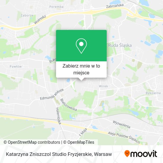 Mapa Katarzyna Zniszczol Studio Fryzjerskie