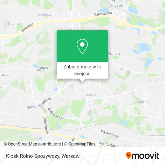 Mapa Kiosk Rolno-Spozywczy