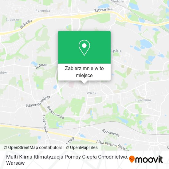 Mapa Multi Klima Klimatyzacja Pompy Ciepła Chłodnictwo