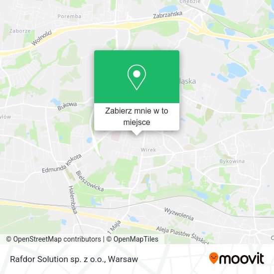 Mapa Rafdor Solution sp. z o.o.