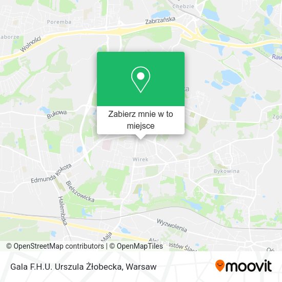 Mapa Gala F.H.U. Urszula Żłobecka