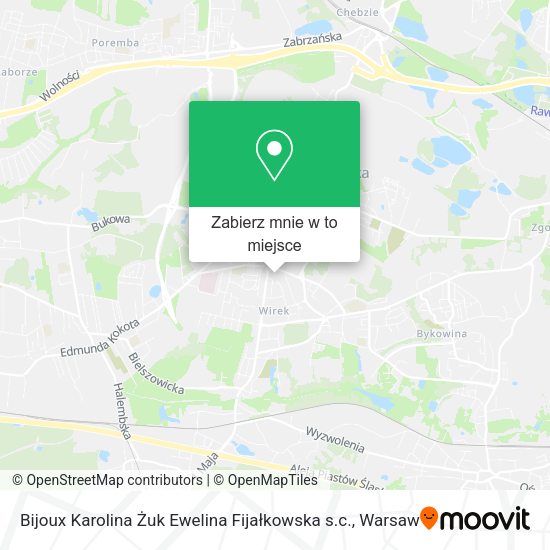 Mapa Bijoux Karolina Żuk Ewelina Fijałkowska s.c.