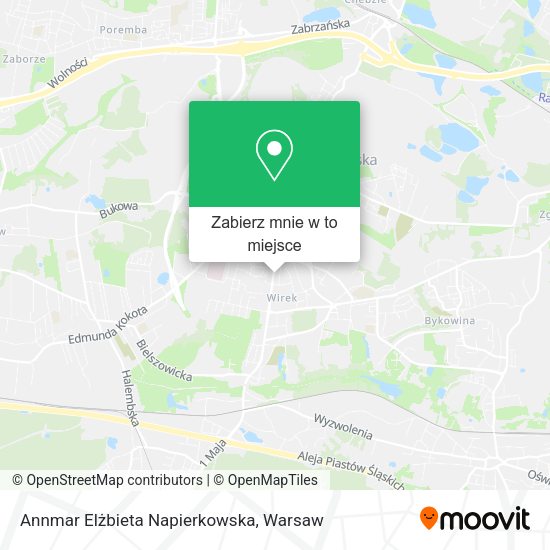 Mapa Annmar Elżbieta Napierkowska