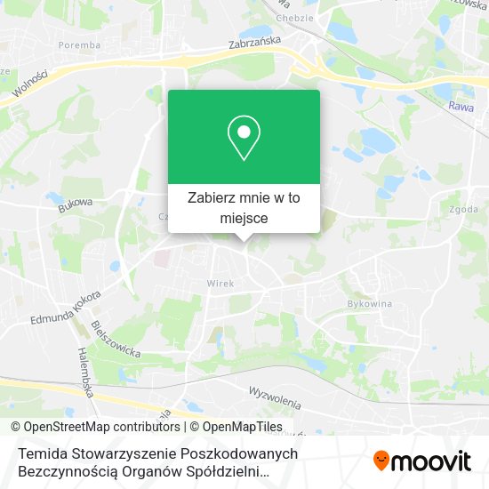 Mapa Temida Stowarzyszenie Poszkodowanych Bezczynnością Organów Spółdzielni Mieszkaniowych