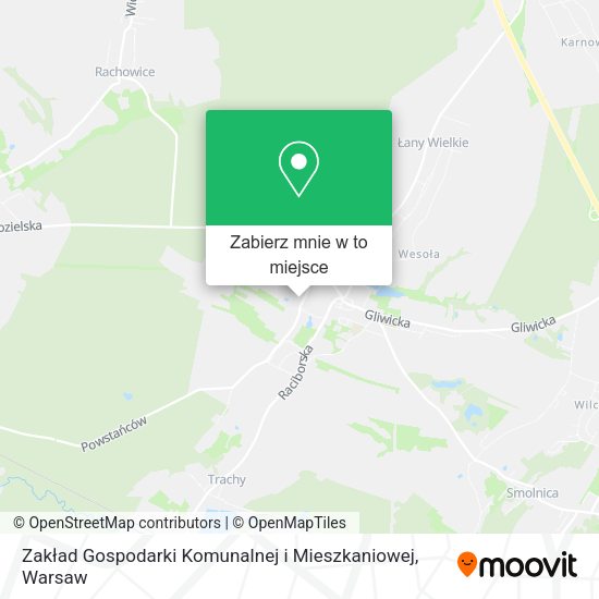 Mapa Zakład Gospodarki Komunalnej i Mieszkaniowej