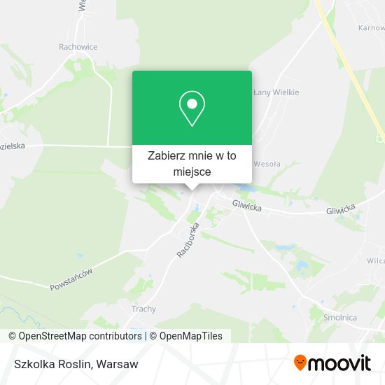 Mapa Szkolka Roslin