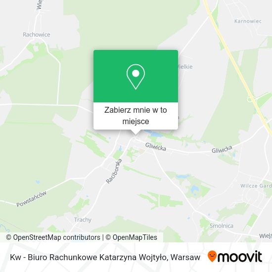 Mapa Kw - Biuro Rachunkowe Katarzyna Wojtyło