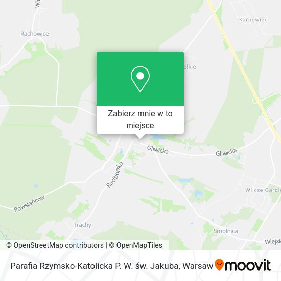 Mapa Parafia Rzymsko-Katolicka P. W. św. Jakuba