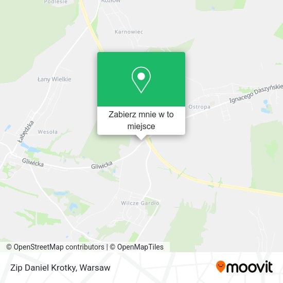 Mapa Zip Daniel Krotky