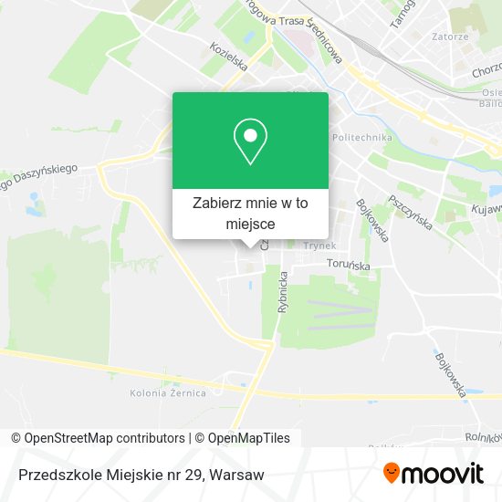 Mapa Przedszkole Miejskie nr 29