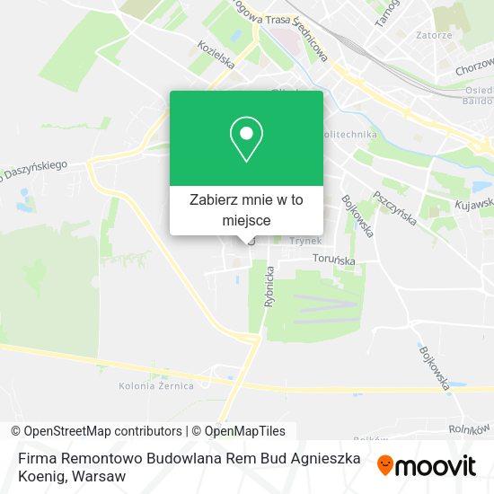 Mapa Firma Remontowo Budowlana Rem Bud Agnieszka Koenig