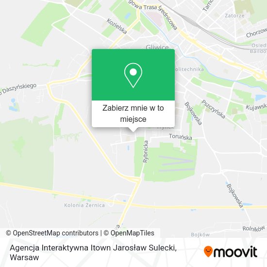 Mapa Agencja Interaktywna Itown Jarosław Sulecki