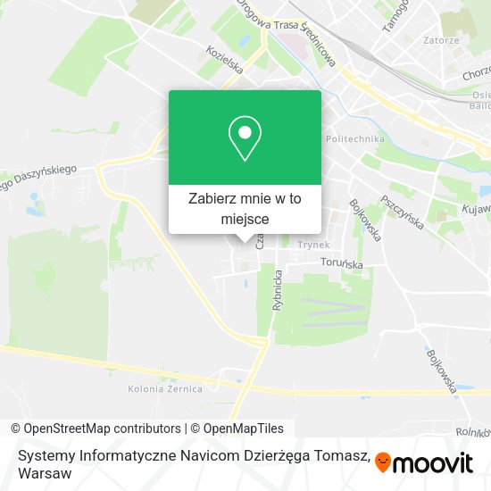 Mapa Systemy Informatyczne Navicom Dzierżęga Tomasz