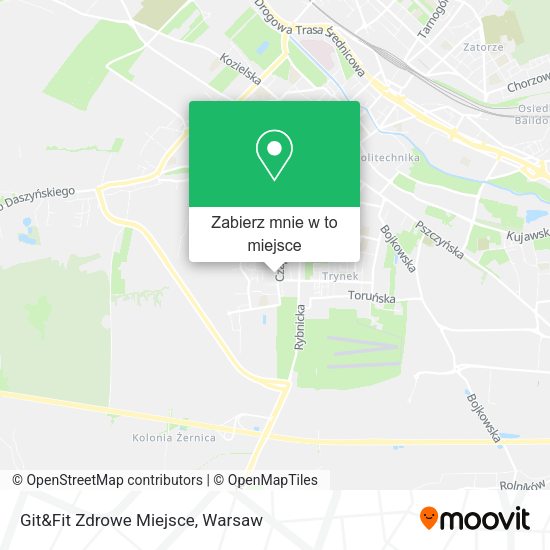 Mapa Git&Fit Zdrowe Miejsce