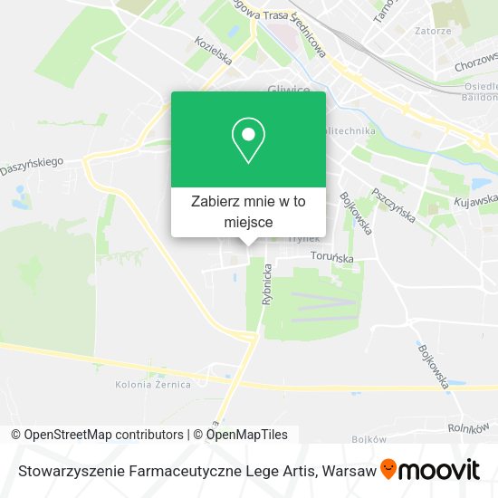 Mapa Stowarzyszenie Farmaceutyczne Lege Artis