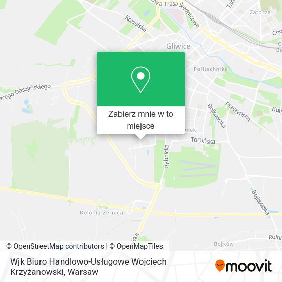 Mapa Wjk Biuro Handlowo-Usługowe Wojciech Krzyżanowski