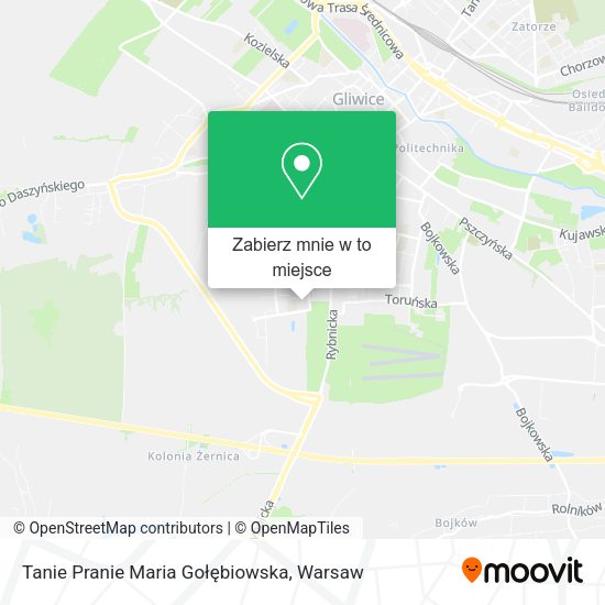 Mapa Tanie Pranie Maria Gołębiowska