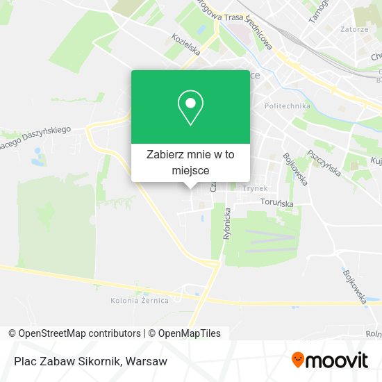 Mapa Plac Zabaw Sikornik