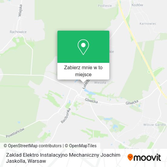 Mapa Zaklad Elektro Instalacyjno Mechaniczny Joachim Jaskolla