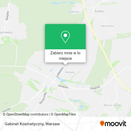 Mapa Gabinet Kosmetyczny