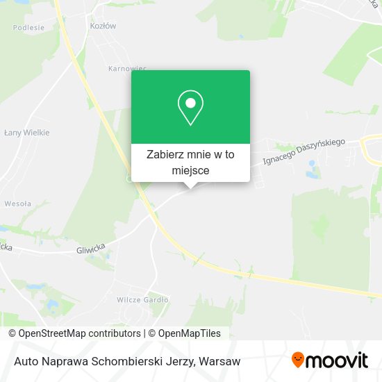 Mapa Auto Naprawa Schombierski Jerzy