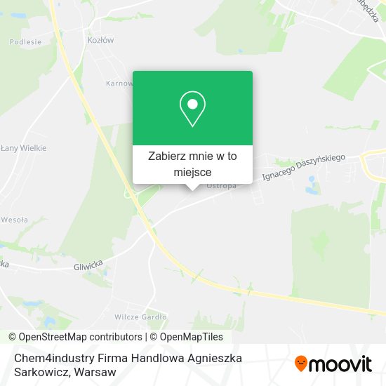 Mapa Chem4industry Firma Handlowa Agnieszka Sarkowicz