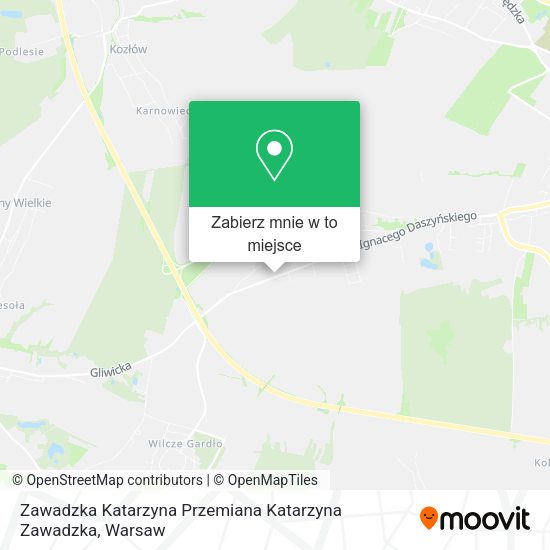 Mapa Zawadzka Katarzyna Przemiana Katarzyna Zawadzka