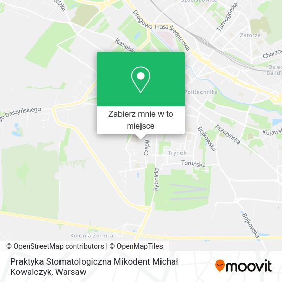 Mapa Praktyka Stomatologiczna Mikodent Michał Kowalczyk