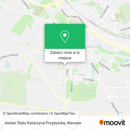 Mapa Atelier Stylu Katarzyna Przybylska