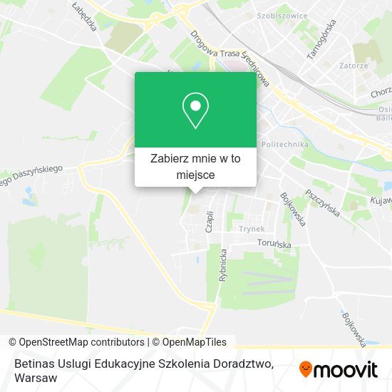 Mapa Betinas Uslugi Edukacyjne Szkolenia Doradztwo