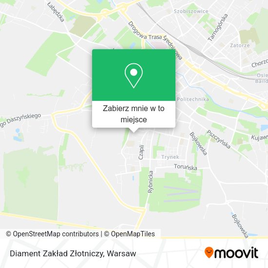 Mapa Diament Zakład Złotniczy