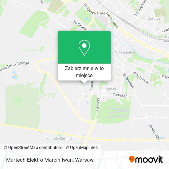Mapa Martech-Elektro Marcin Iwan