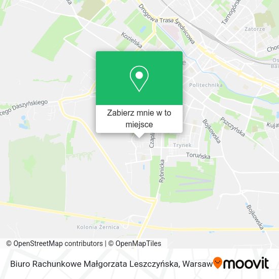 Mapa Biuro Rachunkowe Małgorzata Leszczyńska