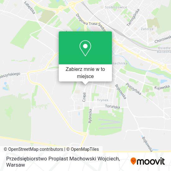 Mapa Przedsiębiorstwo Proplast Machowski Wojciech