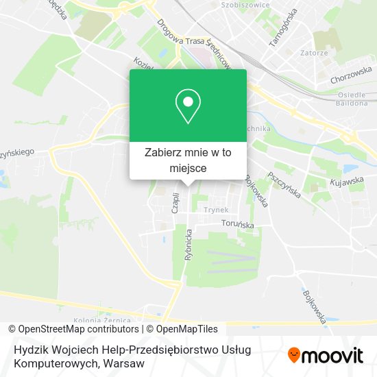 Mapa Hydzik Wojciech Help-Przedsiębiorstwo Usług Komputerowych