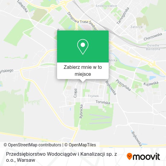 Mapa Przedsiębiorstwo Wodociągów i Kanalizacji sp. z o.o.