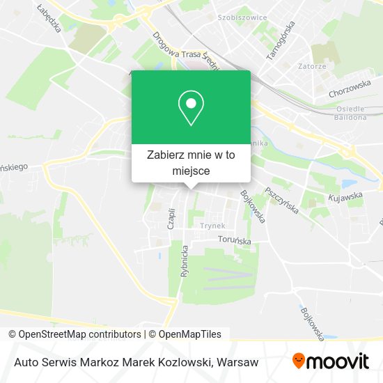 Mapa Auto Serwis Markoz Marek Kozlowski