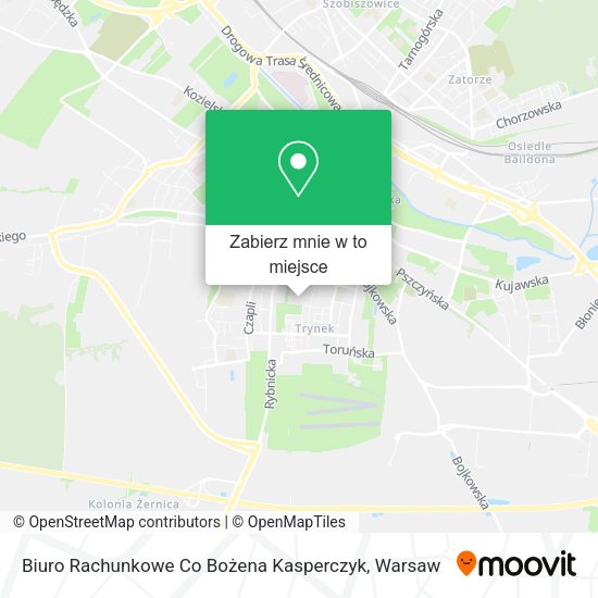 Mapa Biuro Rachunkowe Co Bożena Kasperczyk